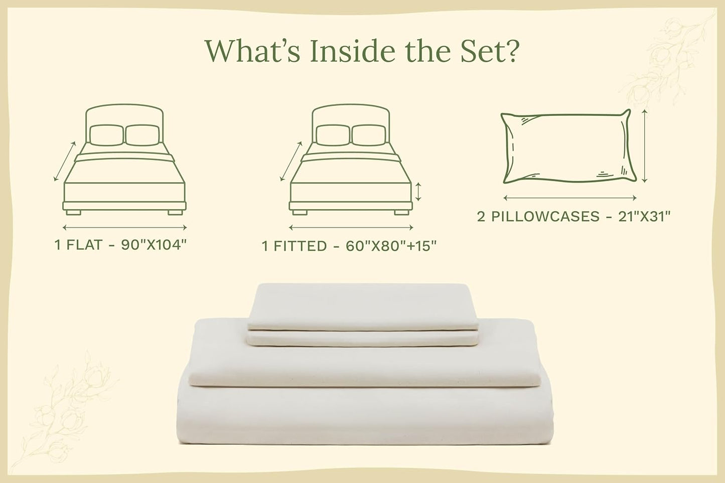 Organic Cotton Queen Sheet Set
