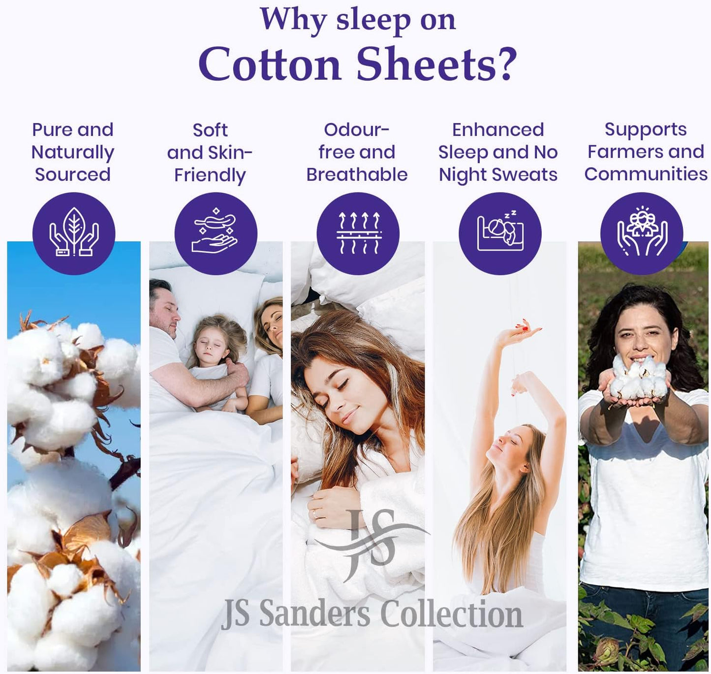 JS Sanders Collections King Bed Sheet Set