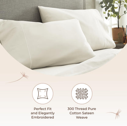 Organic Cotton Queen Pillowcase Set