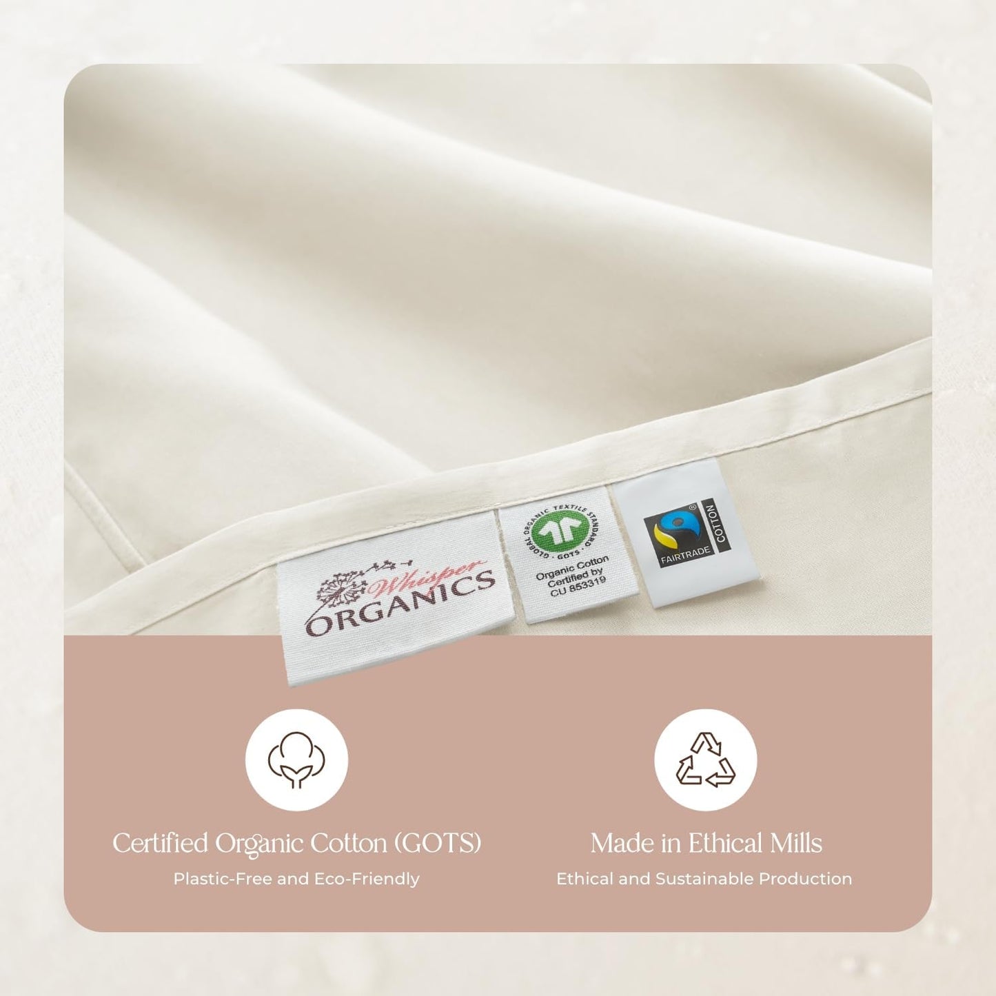 Organic Cotton Queen Pillowcase Set