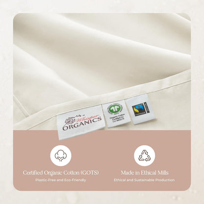 Organic Cotton Queen Pillowcase Set