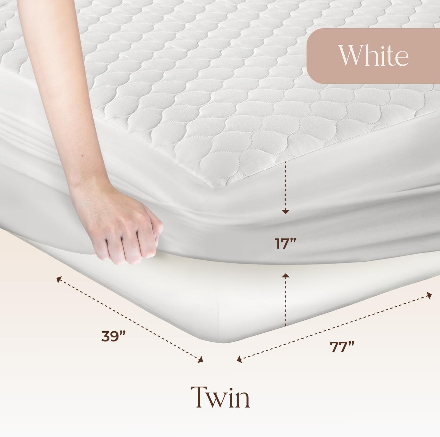 Organic Cotton Mattress Pad – Twin