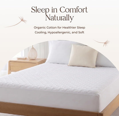 Organic Cotton Mattress Pad – Twin