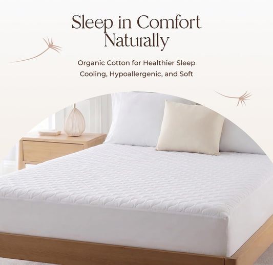 Organic Cotton Mattress Pad – Twin