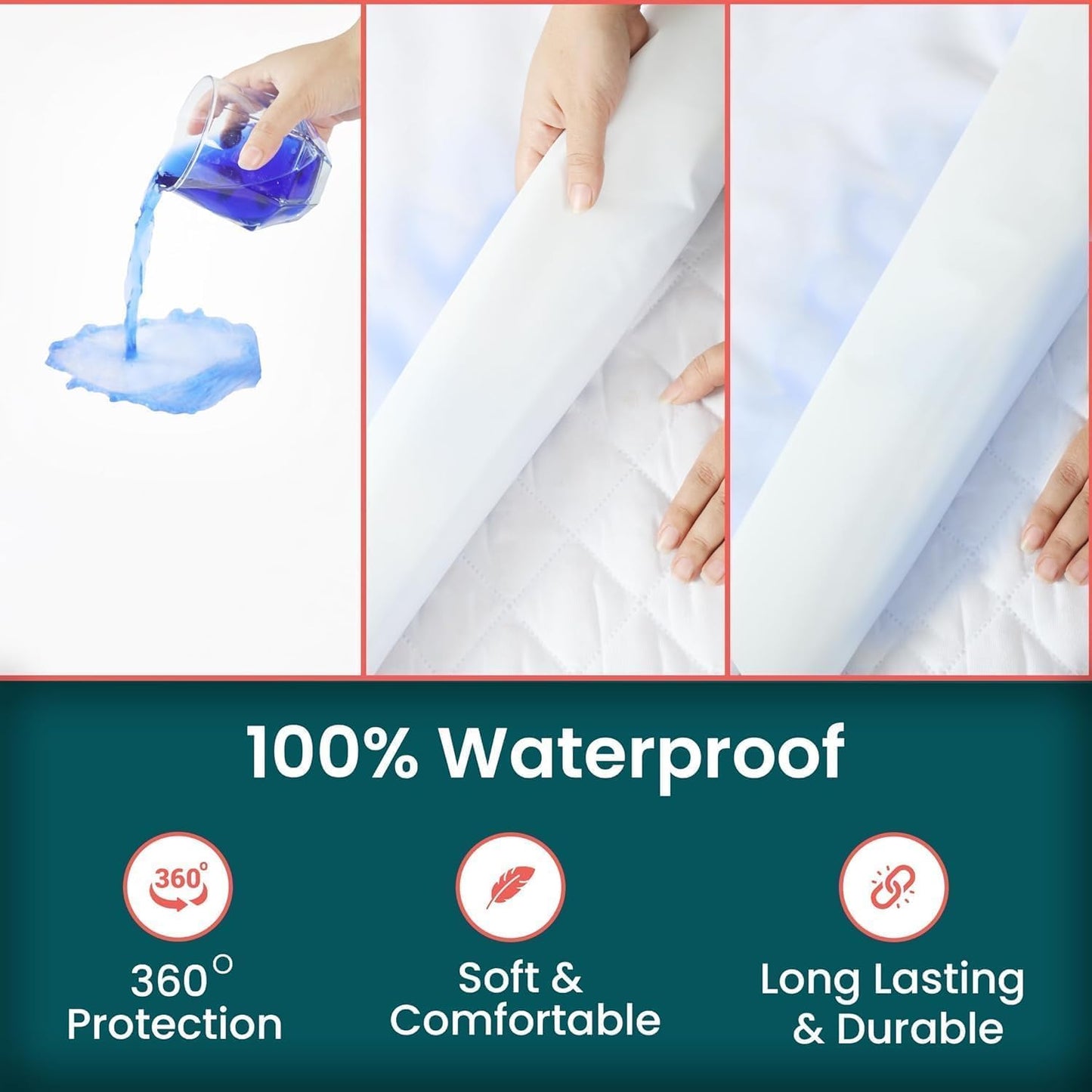 Zippered Waterproof Mattress Encasement – Twin