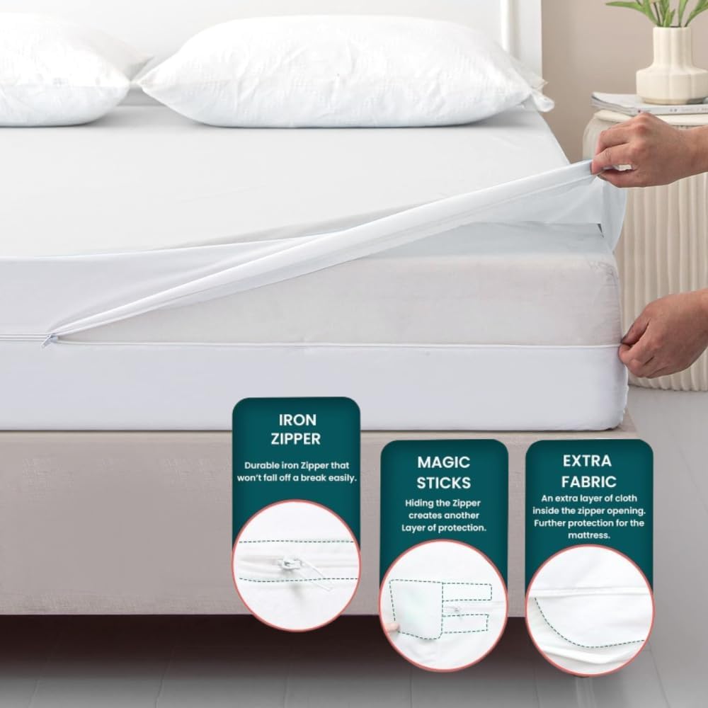 Zippered Waterproof Mattress Encasement – Twin