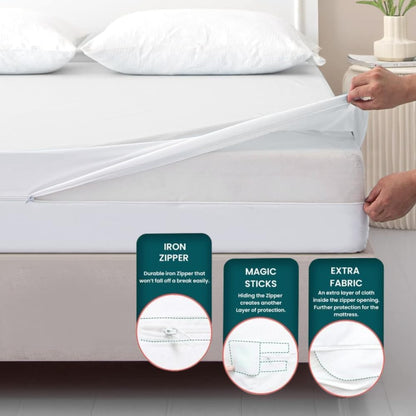 Zippered Waterproof Mattress Encasement – Twin