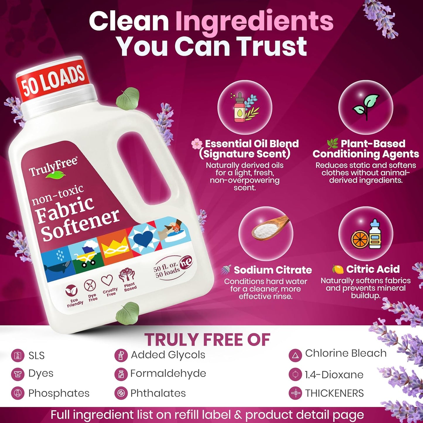 Truly Free Natural Fabric Softener