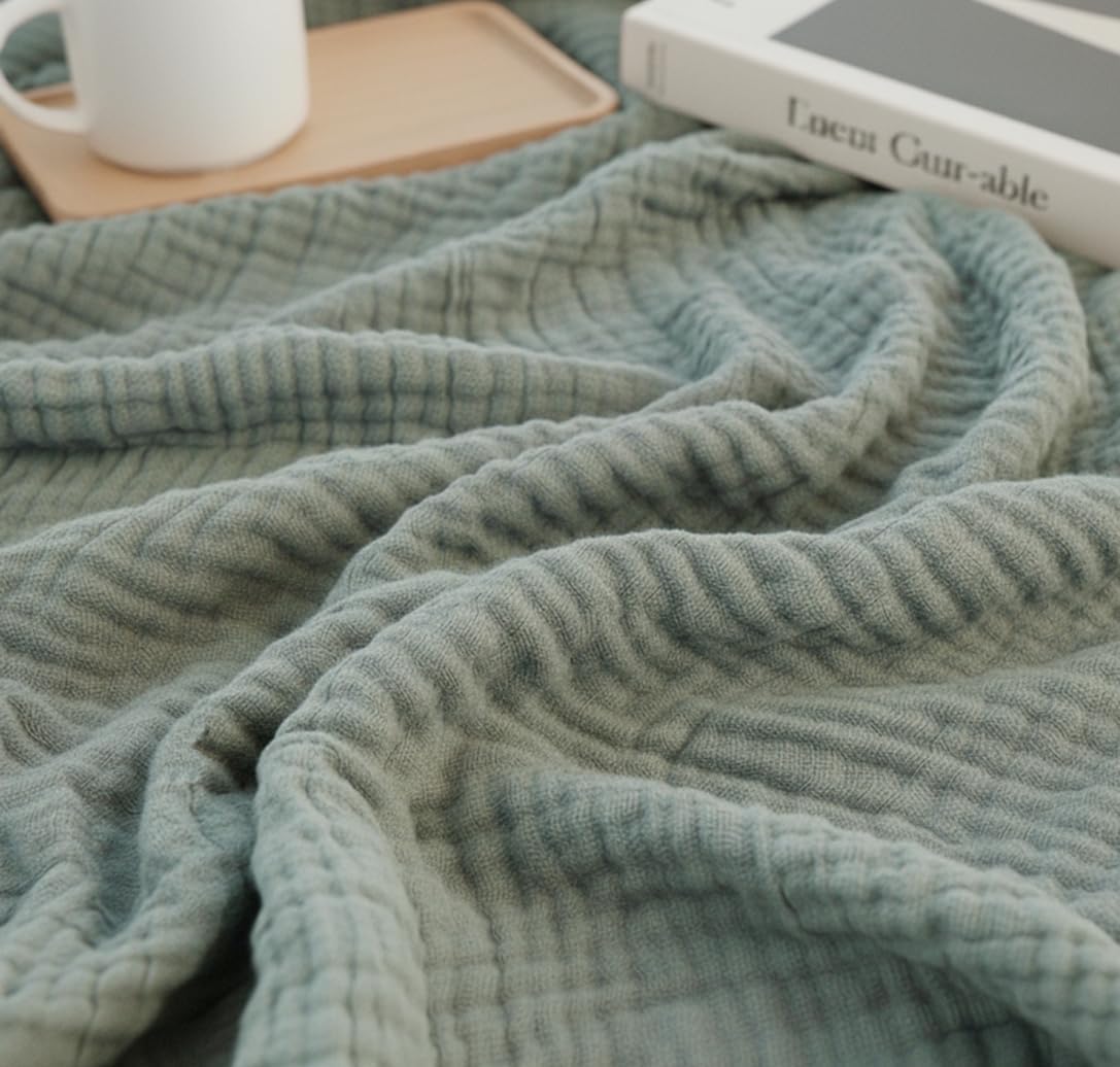 KyraHome Organic Cotton Throw Blanket