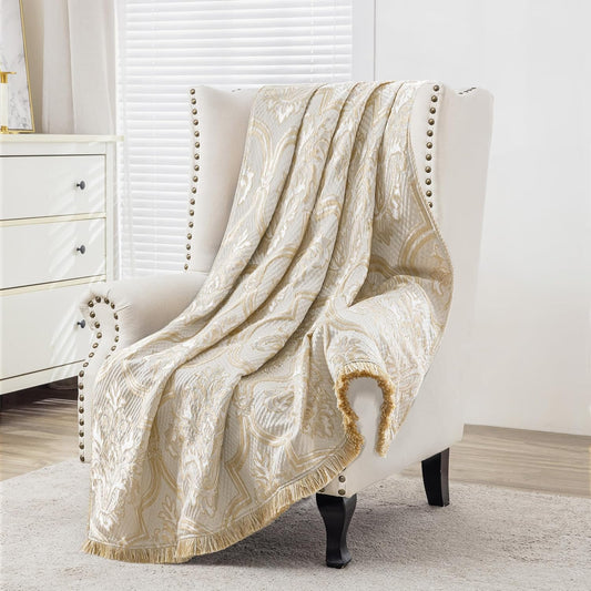 Loom and Mill Luxury Jacquard Throw Blanket