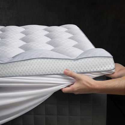 Ultra-Fluffy Memory Foam Mattress Topper – Full